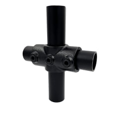 Raccord tubulaire noir JM119-A27-BK