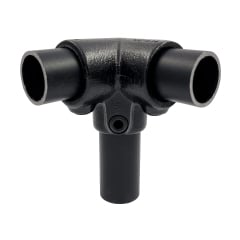 raccord tubulaire noir JM128-B34-BK
