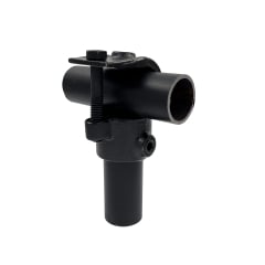 Raccord tubulaire noir JM135-A27-BK