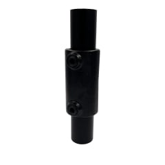 raccord tubulaire noir JM149-B34-BK