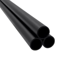 Tube en acier noir mat 26.9mm de longueur 3m