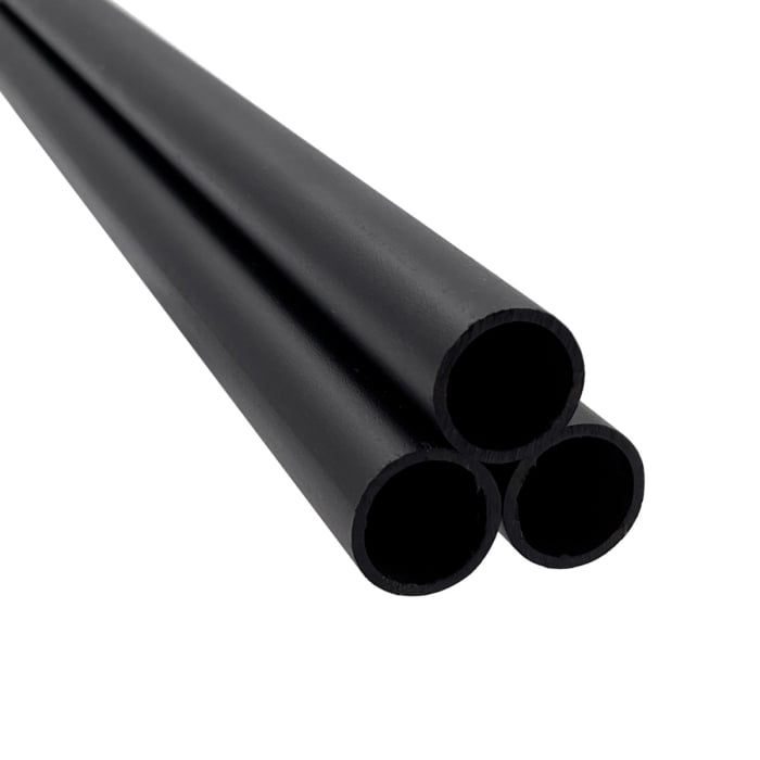 Tubes ronds 34MM Tube rond en acier noir mat 0.5m de diamètre 33.7 mm