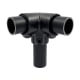 Raccord tubulaire noir JM128-A27-BK