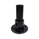 raccord tubulaire noir JM131-B34-BK