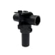 Raccord tubulaire noir JM135-A27-BK