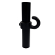 raccord tubulaire noir JM182-A27-BK