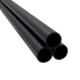 Tube en acier noir mat 33.7mm de longueur 1m